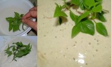 Προζύμι με βασιλικό του Τιμίου Σταυρού για Πρόσφορο ή ψωμί ή τραχανά.